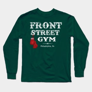 Front Street Gym, distressed Long Sleeve T-Shirt